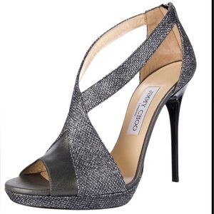 Jimmy Choo silver sandals